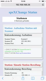 spsXChange SPS Monitoring App is responsive