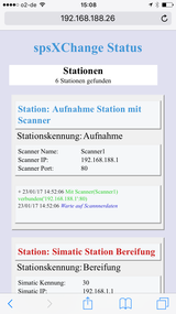 spsXChange SPS Monitoring App is responsive