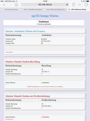 spsXChange Monitoring App responds to the size of the Device